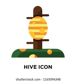 Hive icon vector isolated on white background, Hive transparent sign , colorful symbols