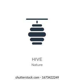 Hive icon vector. Trendy flat hive icon from nature collection isolated on white background. Vector illustration can be used for web and mobile graphic design, logo, eps10