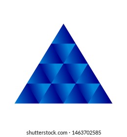 Hive Mind Triangle Design Vector Icon