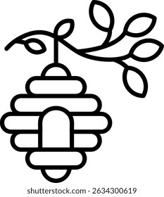 Novo Vetor de Design de Ícone Criativo do Hive