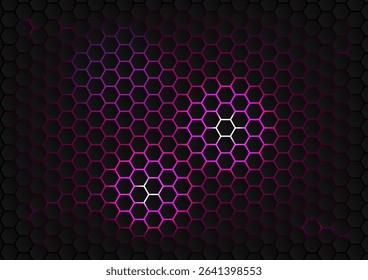 hive pattern texture polygon hexagon vector design light neon internet