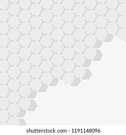 Hive-like texture composed of hexagons
