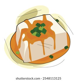 Hiyayakko Japanse koude tofu met sojasaus 