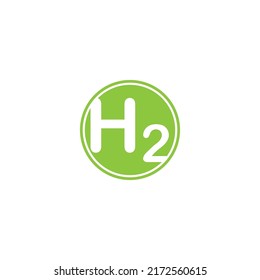 Logo de Hiydrogen. ilustración de vector diseño simple.