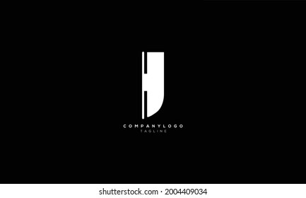 HJ JH H AND J Abstract initial monogram letter alphabet logo design