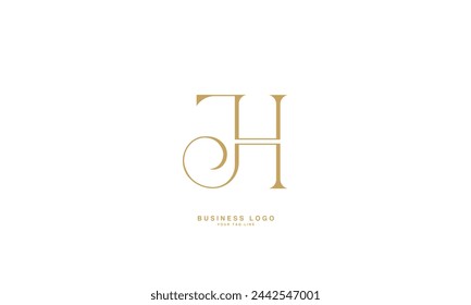 HJ, JH,H , J, Abstract Letters Logo Monogram