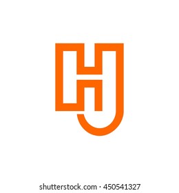 Hj Letter Vector Logo Stock Vector (Royalty Free) 450541327 | Shutterstock