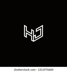 HJ Logo Letter initial Designs Templete