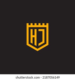 HJ-Monogramm-Logo in Form einer Formmantelung