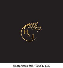 HJ nature tree concept in high quality professional design that will print well across any print media