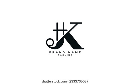 HJK, JHK, KHJ, Abstract initial monogram letter alphabet logo design