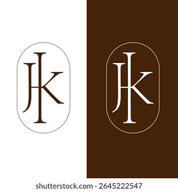 HJK, JHK, KHJ, Abstract initial monogram letter alphabet logo design