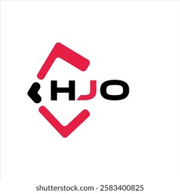 HJO creative minimalist letter logo. HJO unique vector initials alphabet letter logo design
