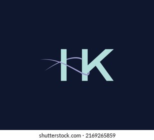 HK apparel Illustration vector design logo 