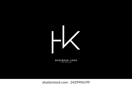 HK, KH, H, K, Abstract Letters Logo Monogram