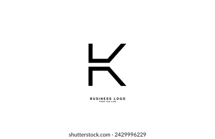 HK, KH, H, K, Abstract Letters Logo Monogram