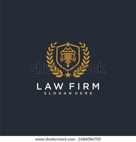 HK letter monogram logo for lawfirm with pillar and leaf image design