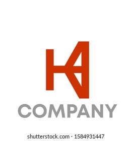 hk logo icon design template sign
