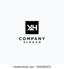 plantilla de diseño de logotipo de monograma de hk