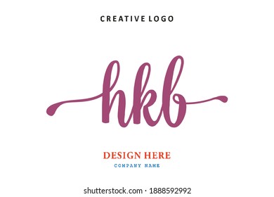 El logotipo de las letras de HKB es sencillo, fácil de entender y autoritario