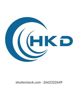 HKD letter design. HKD letter technology logo design on a white background. HKD Monogram logo design for an entrepreneur and business