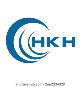 HKH letter design. HKH letter technology logo design on a white background. HKH Monogram logo design for an entrepreneur and business