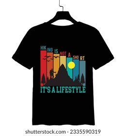 Hking T shirt desing, Adventure T shirt design