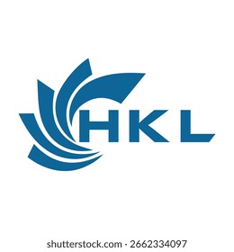 HKL diseño de la letra. Diseño del logotipo de la tecnología de la letra de HKL en un fondo blanco. HKL Monogram diseño de logotipo para un emprendedor y negocio