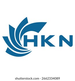 Design da letra HKN. Design do logotipo da tecnologia da carta HKN em um fundo branco. HKN Monogram design logotipo para um empresário e empresa
