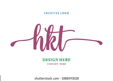 HKT lettering logo is simple, easy to understand and authoritative