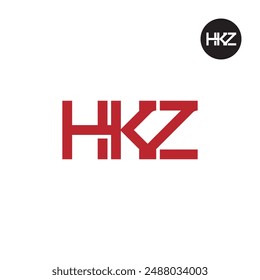 HKZ Logo Letter Monogram Design