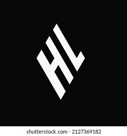 HL grid logo design high resolution