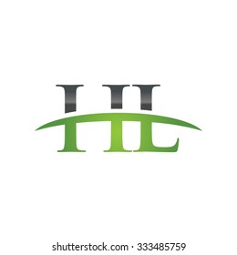 HL initial company green swoosh logo