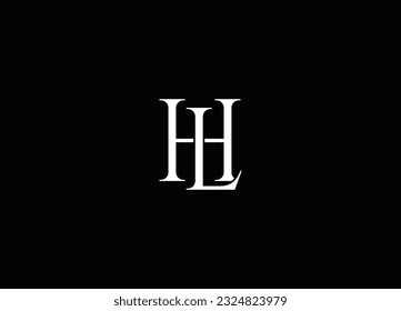 Letra HL Diseño De Logotipo Inicial Y Diseño De Logotipo De Compañía