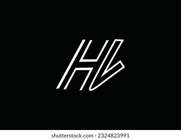HL Letter Initial Logo Design And Company Logo Design