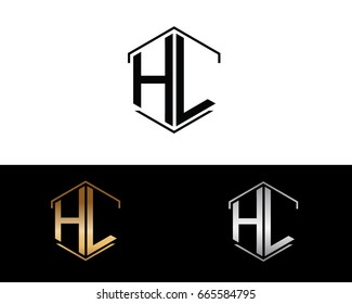 HL letters linked with hexagon shape logo

