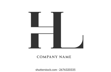 HL, LH Alphabets Letters Logo Monogram (5000x3000 pixels, 300dpi)