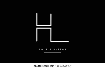 HL ,LH ,H ,L  Abstract Letters Logo Monogram
