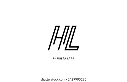 HL, LH, H, L, Abstract Letters Logo Monogram