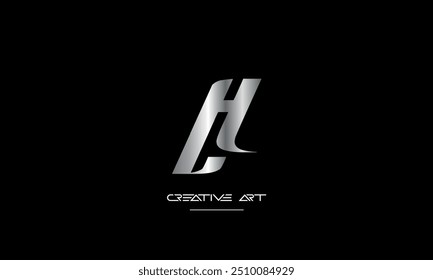 HL, LH, H, L letras abstratas monograma do logotipo