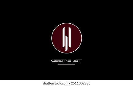 HL, LH, H, L abstract letters logo monogram