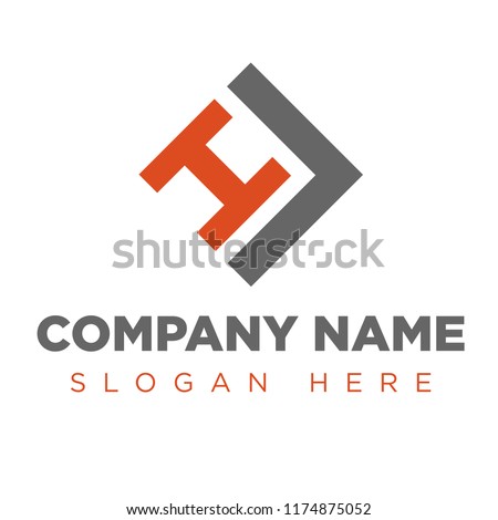 HL, LH, VH, HV Company Group Logo Concept Idea 