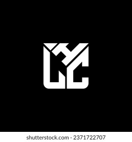 Diseño vectorial del logotipo de la letra del HLC, logotipo simple y moderno del HLC. Diseño de alfabetos lujosos HLC  