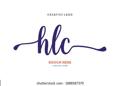 HLC lettering logo is simple, easy to understand and authoritative