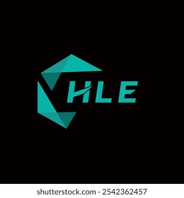 Logotipo de letra minimalista criativo HLE. HLE vetor exclusivo iniciais alfabeto letra logotipo design 
