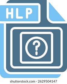 HLP Glyph Two Colour Icon