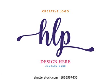 HLP lettering logo is simple, easy to understand and authoritative