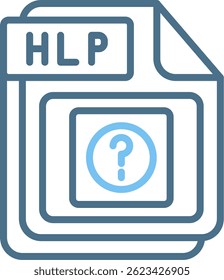 HLP Line Two Colour Icon