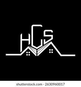 HLS Real State Logo Design, HLS einfaches und modernes Logo. HLS luxuriöses Alphabet Design  