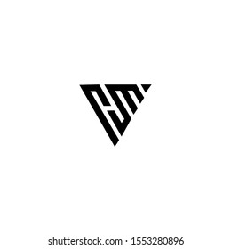 HM H M Logo Icon Vector Template